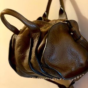 Alexander Wang Rocco Stud-bottom Lambskin Satchel